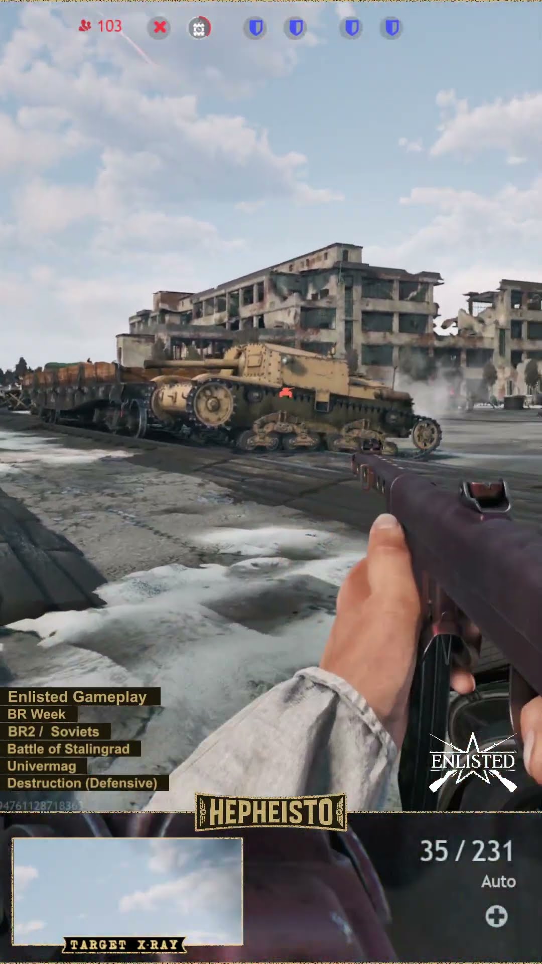 Assaulter eliminates Panzer 75/32 M41 with Explosion Pack