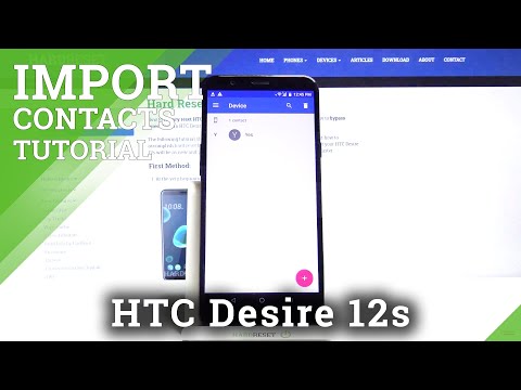 How to Copy Contacts in HTC Desire 12s – Transfer Contacts