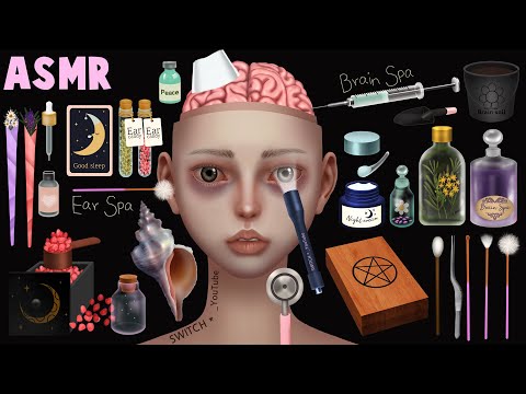 [ASMR|스톱모션] 🧠Brain Deep Cleaning & Ear Deep Cleaning👂 | SPA | insomnia treatment | Stop motion