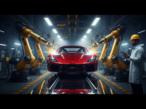 Thumbnail for Inside High-Tech Sports Car Assembly Line: Robotics Build, Factory Tour, Manufacturing Process by Sports car