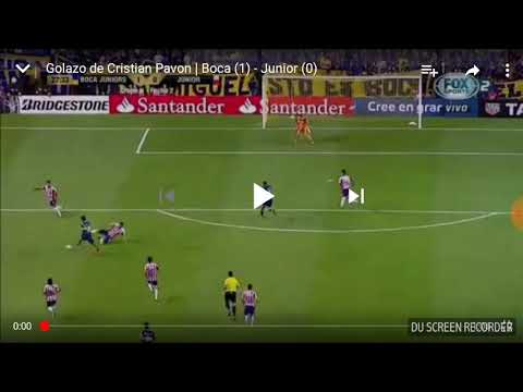 Gol de Cristian Pavón. Boca 1 -Junior 0 (Copa Libertadores)