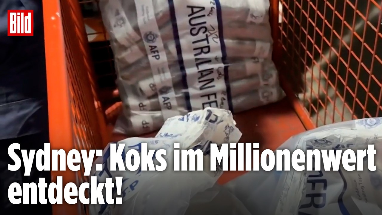 Mega-Koks-Fund in Australien: 27 Tonnen in Geheim-Bunker entdeckt!