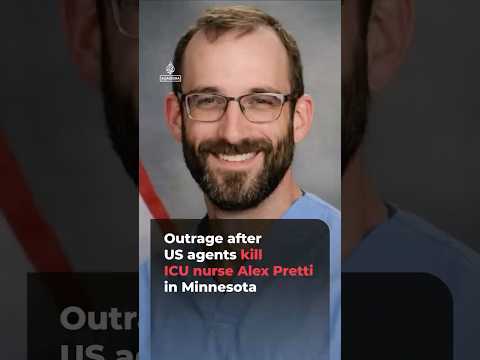 Outrage after US agents kill ICU nurse Alex Pretti in Minnesota | AJ#shorts