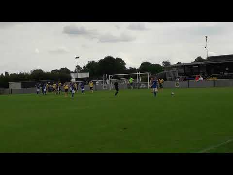 Matlock Town FC Marcus Marshall Scores Against Loughborough dynamo