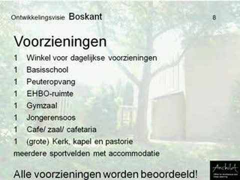 Ontwikkelingsvisie Boskant