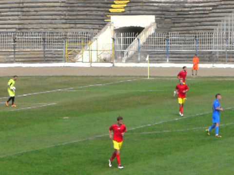 Faza de poarta la meciul Dacia Unirea - CS Balotesti