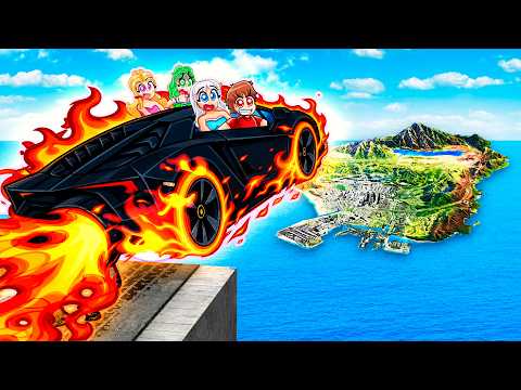 Jumping ELEMENTAL CARS Across ENTIRE MAP In GTA 5...