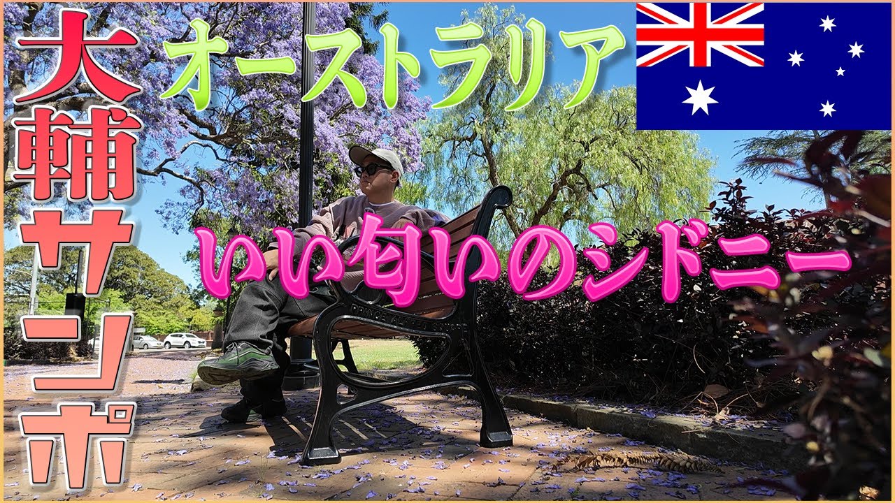 大輔サンポ　初夏のシドニーでワンコの様に「くん活」