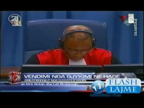 Vendimi nga gjykimi ne Hagë Lirohet RAMUSH HARADINAJ 29.11.2012