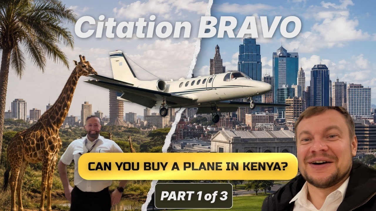 25 YEARS FLYING IN KENYA!  Cessna Citation Bravo Adventure (Part 1 of 3)