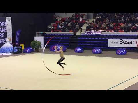Charlène Ferrero ruban - Nat A 14/15 ans - France Besançon 2018