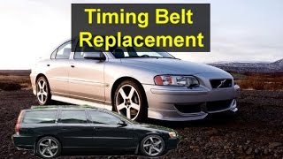 How to replace timing belt & water pump on P2 Volvo S60, V70, XC90, S80, V50, S40, V40, etc. - VOTD