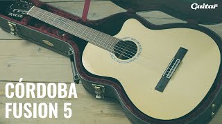 Video thumbnail for Cordoba Fusion 5: An accessible, modern nylon-string | Guitar.com by Guitar