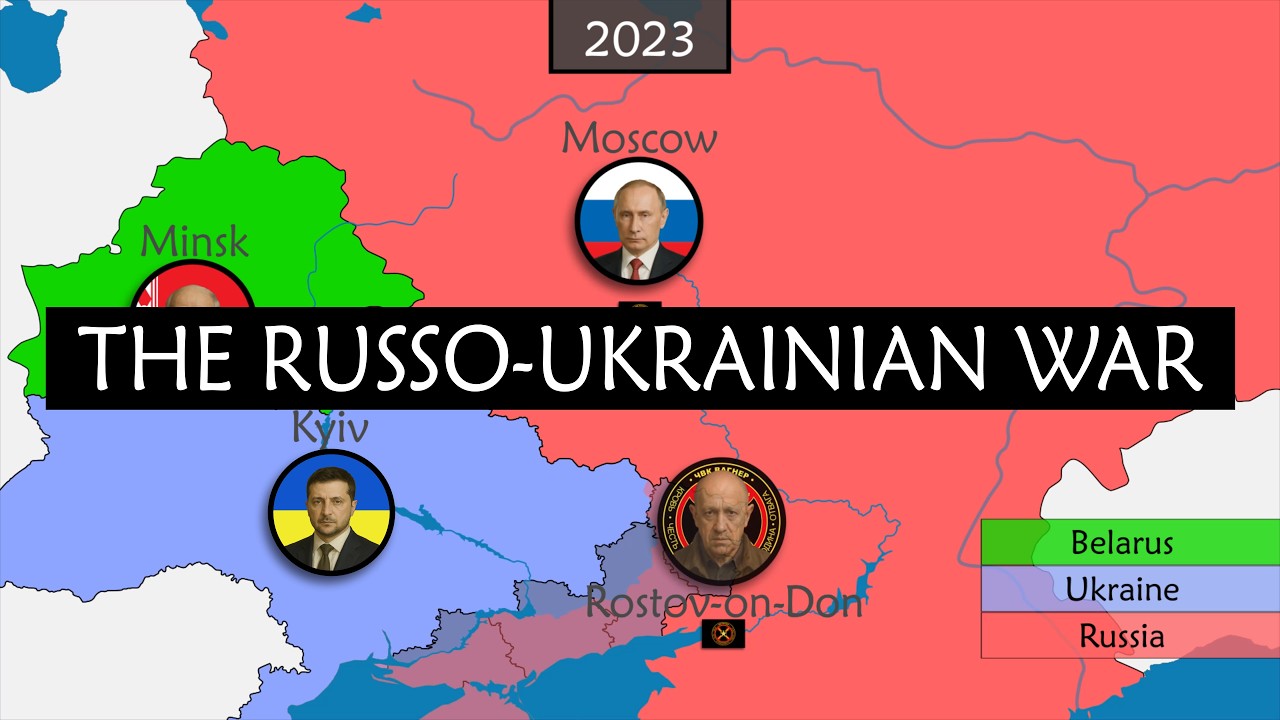The Russo-Ukrainian War Explained on a Map