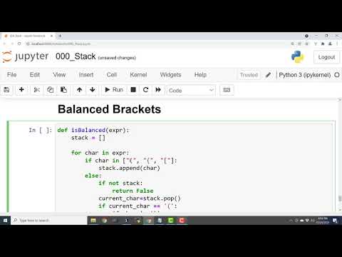 Ep06 Python Stack Balanced Parentheses Checker