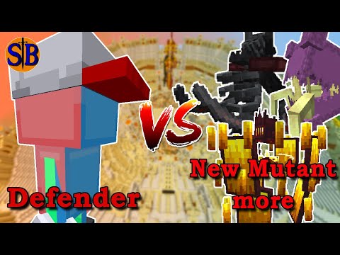 Defender vs NEW Mutant More | Minecraft Mob Battle