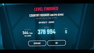 Beat Saber - COUNTRY ROUNDS (Sqeepo remix) [EXPERT, S rank]