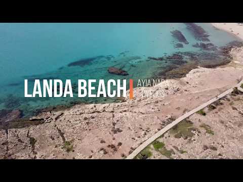 Landa Beach Ayia Napa Cyprus 4K