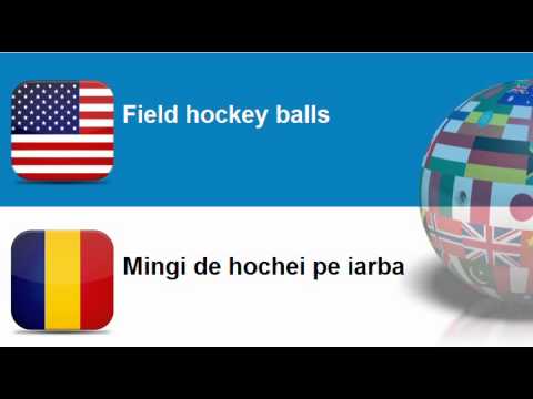 Invata limba engleza #Temă = Echipament pentru sporturi de câmp