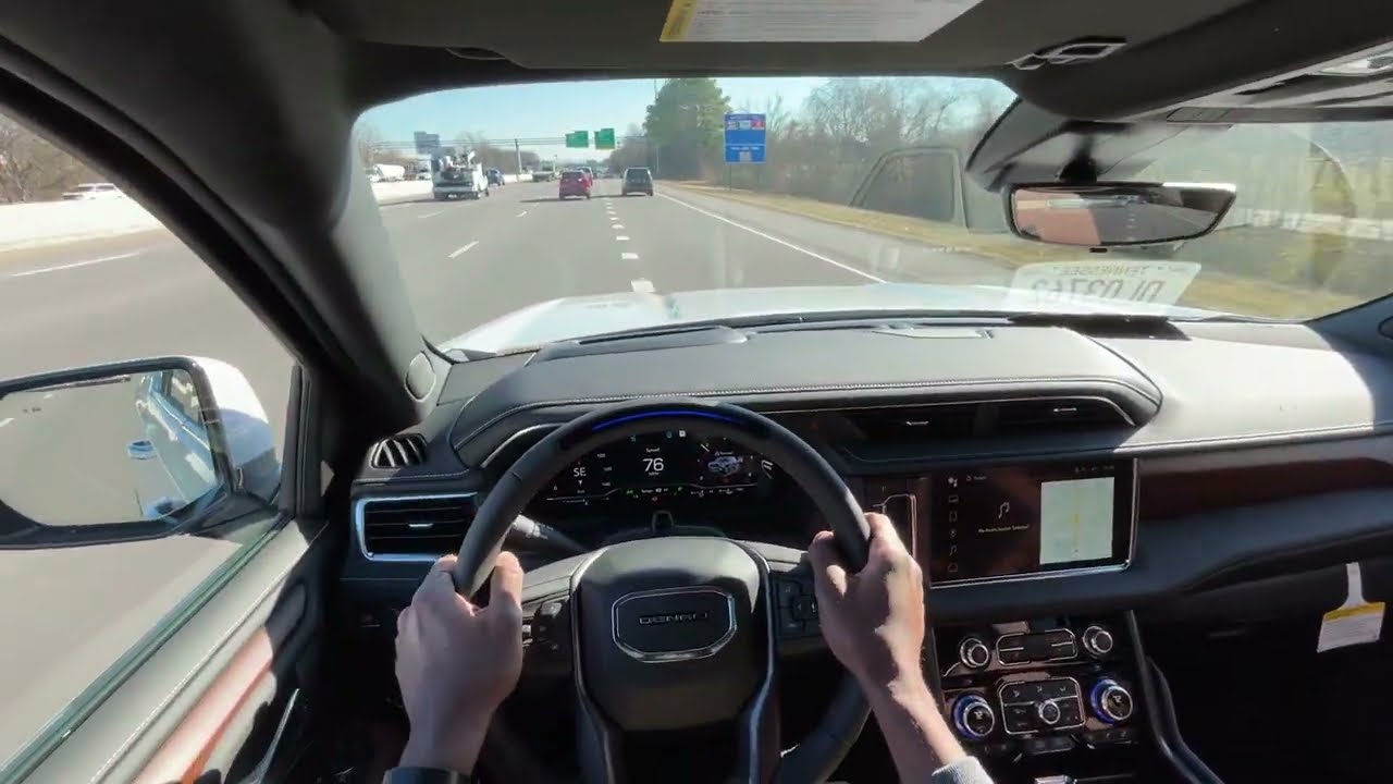 2024 GMC Yukon XL Denali Ultimate POV Test Drive (6.2 V8)