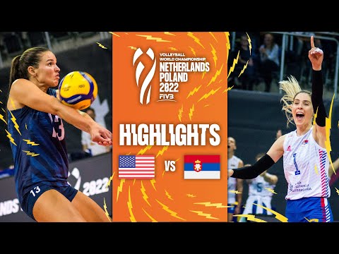 🇺🇸 USA vs. 🇷🇸 SRB - Highlights  Phase 1| Women's World Championship 2022