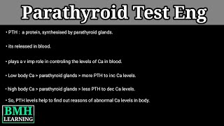 What Is Parathyroid Hormone Test | Parathyroid Hormone Test Normal Ranges |