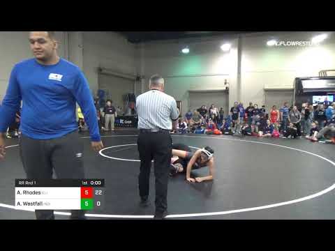 117 Lbs Rr Rnd 1 Abby Rhodes Illinois Dual Vs Alexie Westfall Indiana Draw