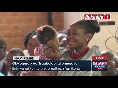 Okwogera kwa Ssaabalabirizi omuggya.