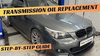 BMW E60 Automatic Transmission Fluid replacement ZF6HP 520 523 525 528 530 540 545 550