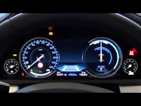 BMW Serie 7. Modelo 2012. Cuadro de instrumentos