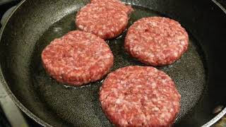 Delicious Home Made Beef Burger Recipe! Restaurant Style Burger  Cooking Tutorial