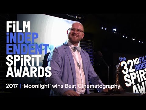 MOONLIGHT wins Best Cinematography at the 2017 Film Independent Spirit Awards