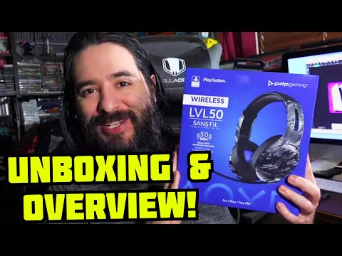 PDP LVL50 bevielės ausinės PS4/PS5 video