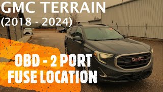 GMC Terrain - OBD2 / DATA LINK CONNECTOR FUSE LOCATION (2018 - 2024)