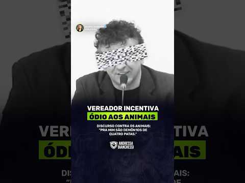 🚨 ABSURDO 🤯Um vereador chamou os cães em situação de rua de “demônios de quatro patas”. 🤬