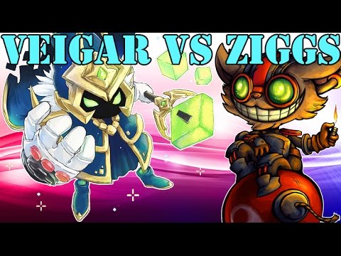 Veigar vs Ziggs Full Game