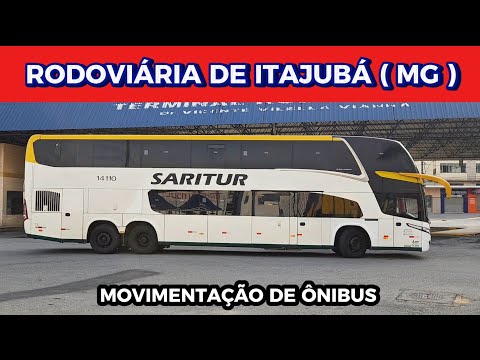 MOVIMENTO DE ÔNIBUS NA RODOVIÁRIA DE ITAJUBÁ ( MG )