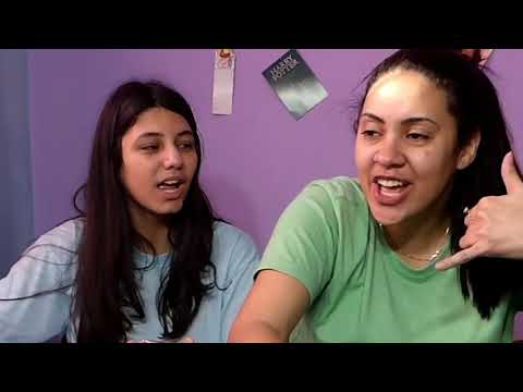 Minha prima reagindo a funks pesadões