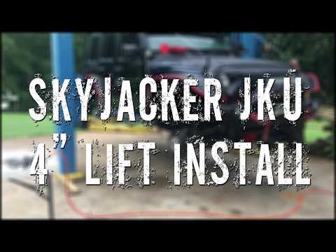 Skyjacker JKU 4 inch lift install