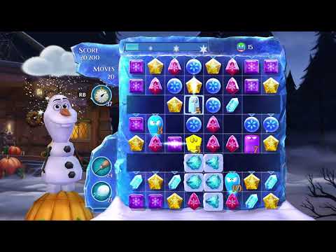 Frozen Free Fall: Snowball Fight, Summer Level 50, Walkthrough, No Power Ups, Amazing