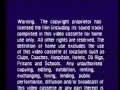 Closing To JFK UK VHS 1991