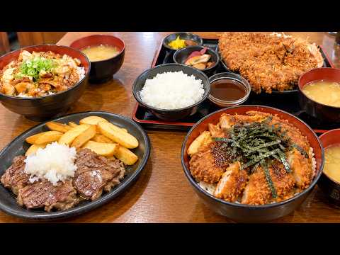 오사카 도미타바야시 40년 가족 식당 돈카츠·와라지카츠 정식 利信 위치공유