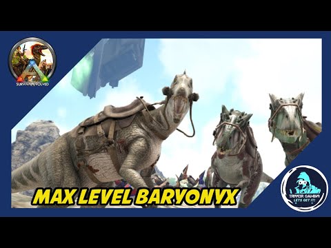 MAX LEVEL BARYONYX TAMING...FINALLY | TRiGs GRAND ARKVENTURE | ARK SOLO STORY | The Island Ep. 7