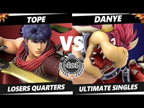 4o4 Smash Monthly 7 - Tope (Ike) vs Kuma| Danye (Bowser) - Losers Quarter-Final