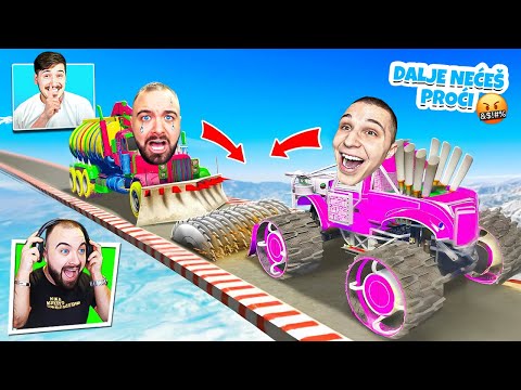 NEZAPAMĆEN HAOS – OVA GANJA TRKA U GTA 5 JE NEMOGUĆA! ⚠️🚧 (IMPE, ŠONE I KRSKO)