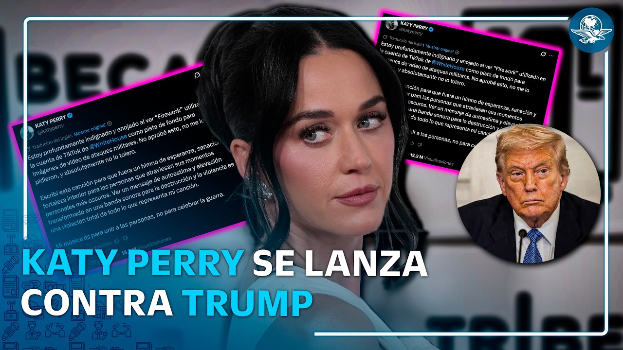 Katy Perry estalla contra la Casa Blanca y Donald Trump por usar su música en video sobre Irán