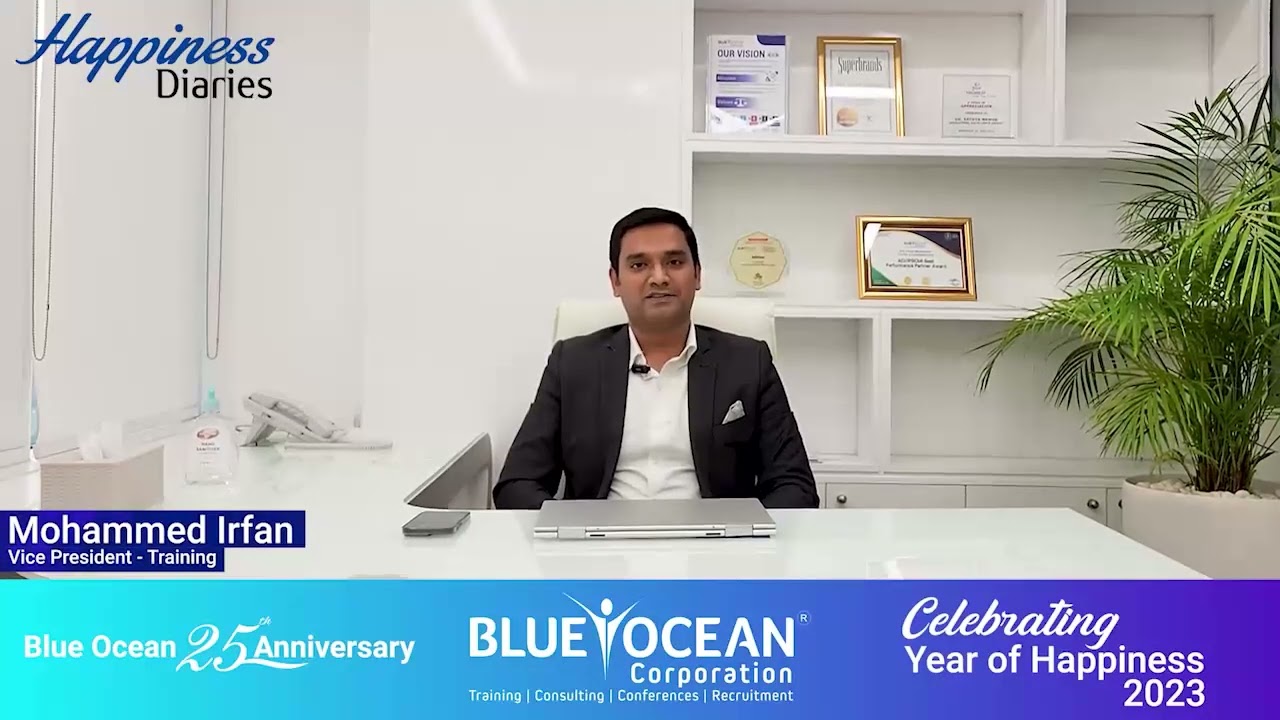 Blue Ocean Corporation Happiness Diaries 2023 - Mohammed Irfan