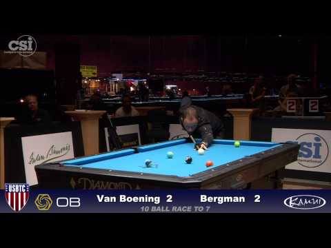 2015 USBTC 10-Ball: Shane Van Boening vs Justin Bergman