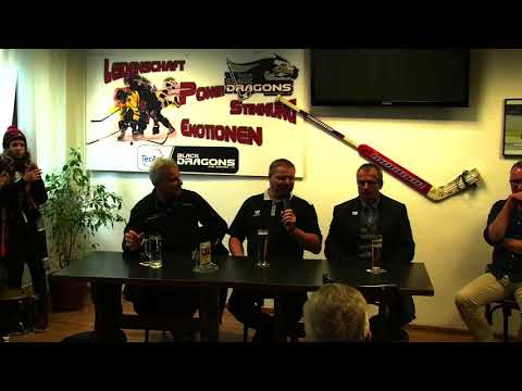 Pressekonferenz 10.09.2017 TecArt Black Dragons - Hammer Eisbären