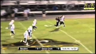 Goose Creek RB Caleb Kinlaw 79 yard TD run